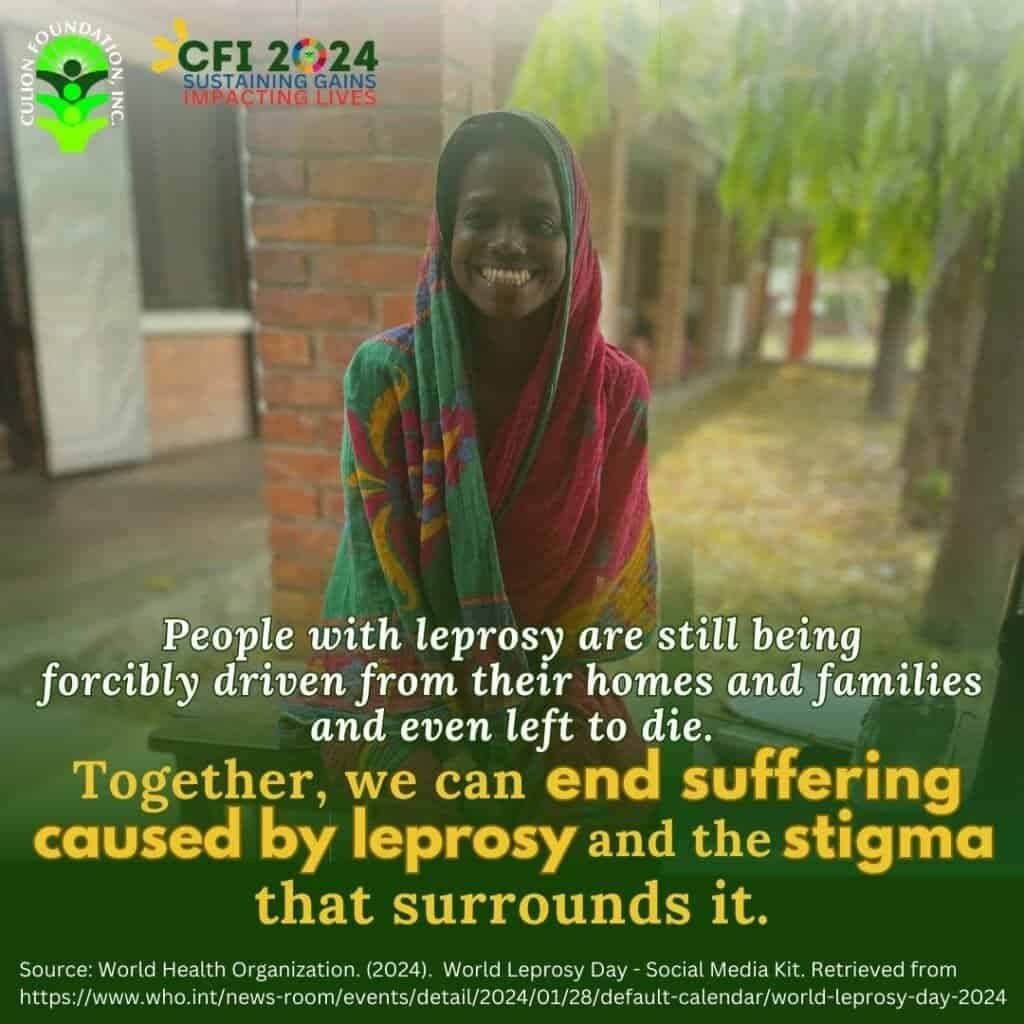 Break the chains of stigma surrounding leprosy