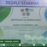 Photo from “CFI’s TB-ACF Team Honored for Supporting the People’s Caravan in Daraga, Albay”, image 3