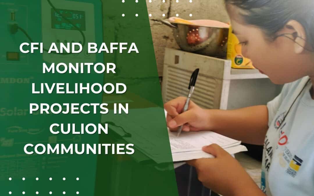 CFI and BAFFA Monitor Livelihood Projects in Culion Communities