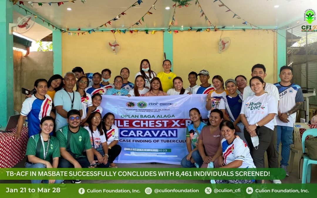 TB-ACF in Masbate Screens Over 8,000 Residents for TB