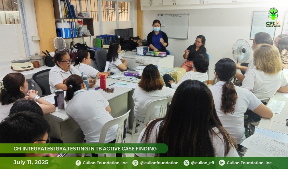 CFI Integrates IGRA Testing in TB Active Case Finding