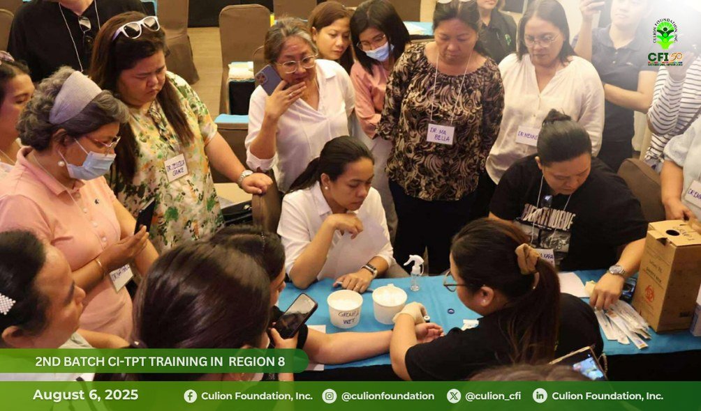 CFI and DOH CHD Region 8 Conduct 2nd Batch of CI-TPT Training in Tacloban, Leyte