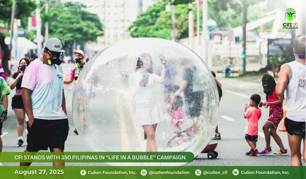 CFI Stands with 350 Pilipinas in “Life in a Bubble” Campaign