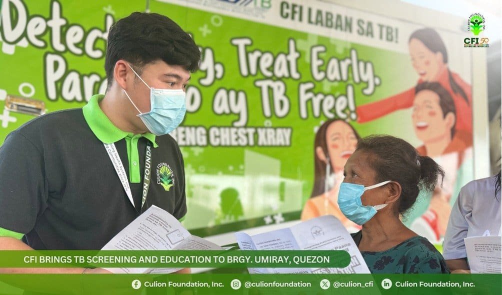 CFI Brings TB Screening and Education to Brgy. Umiray, Quezon