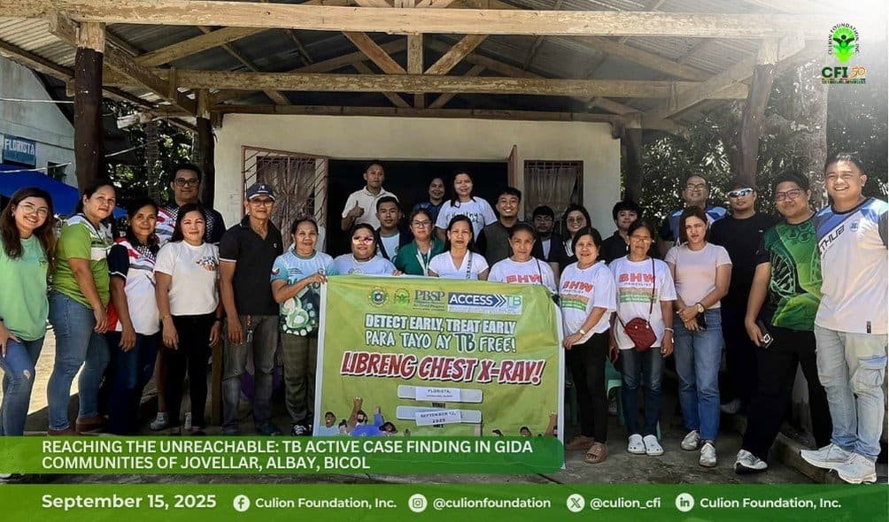 Reaching the Unreachable: TB Active Case Finding in GIDA Communities of Jovellar, Albay, Bicol