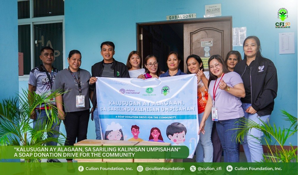 “Kalusugan ay Alagaan, Sa Sariling Kalinisan Umpisahan”  A Soap donation drive for the community