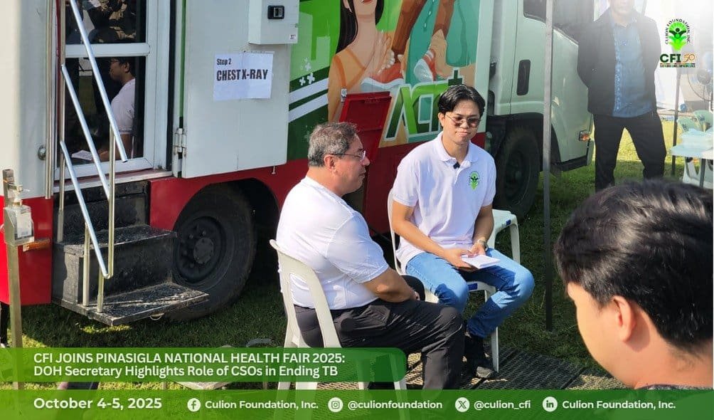 CFI Joins PinaSigla National Health Fair 2025: DOH Secretary Highlights Role of CSOs in Ending TB