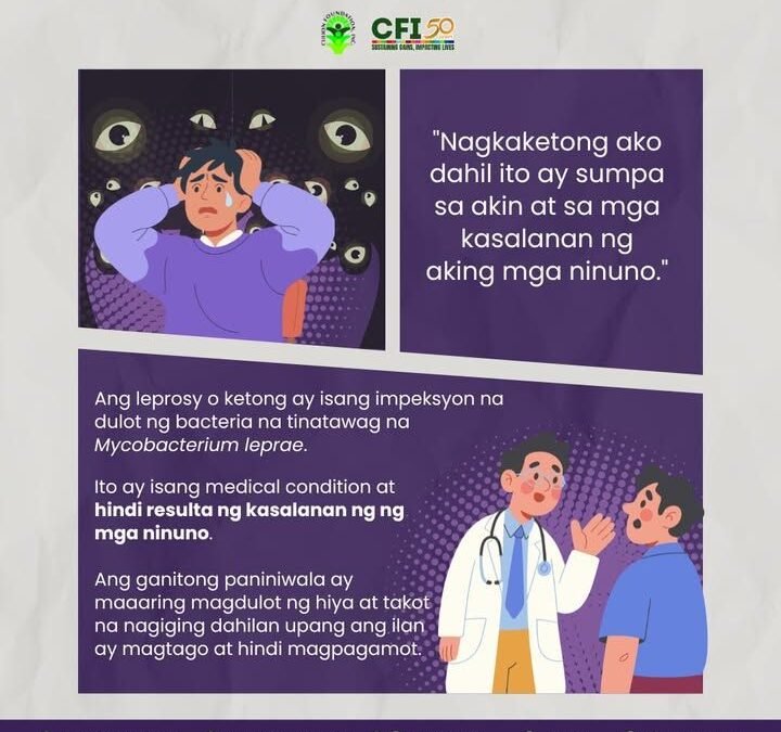 Ang ketong ay dahil sa bad karma?