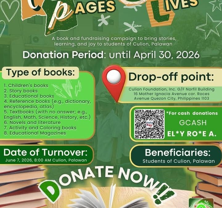 Turning Pages, Changing Lives!