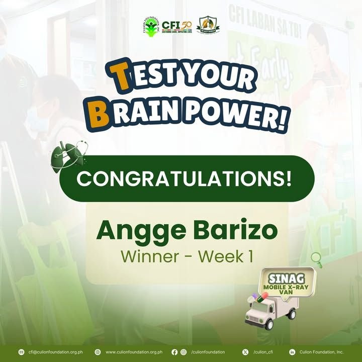 Test Your Brain Power Winner – Week 1