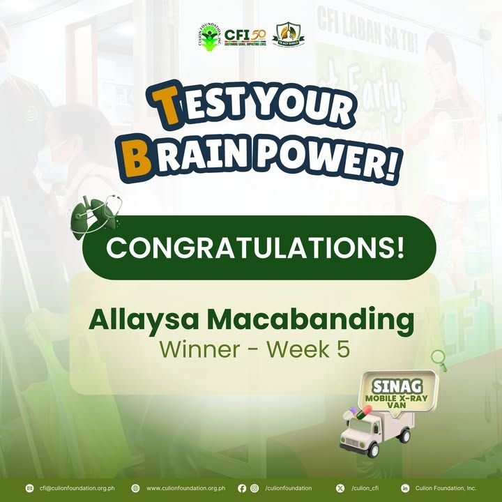 Test Your Brain Power Winner – Week 5