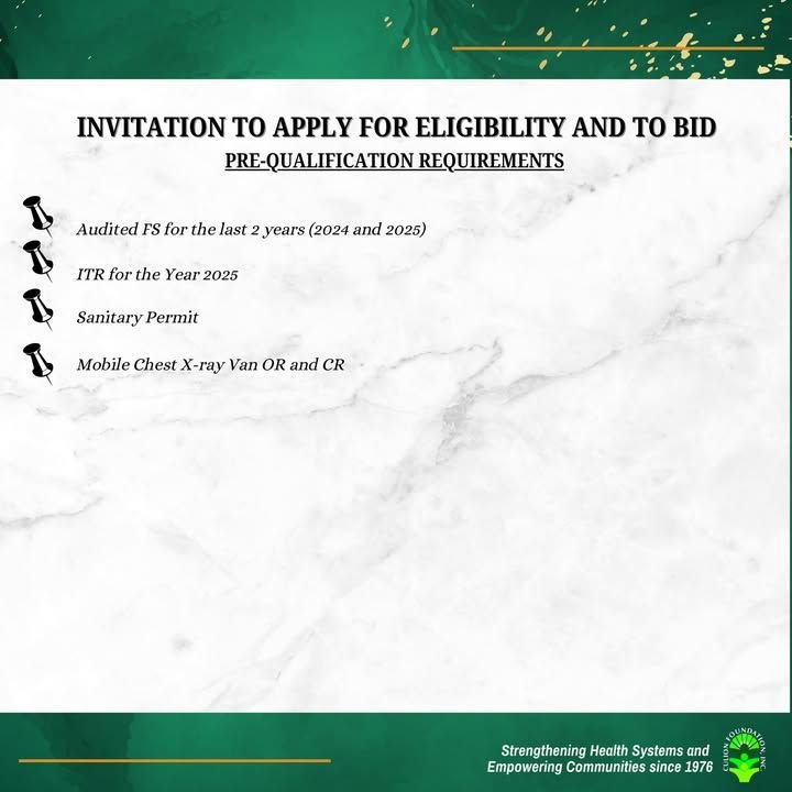 Photo from “Bidding for Mobile Chest X-ray Services”, image 3